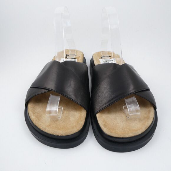 LABUCQ Mo Slide Black Nappa Cross Sandals Women's Sz US:8 - EU:38 Retail $350 - Picture 10 of 11